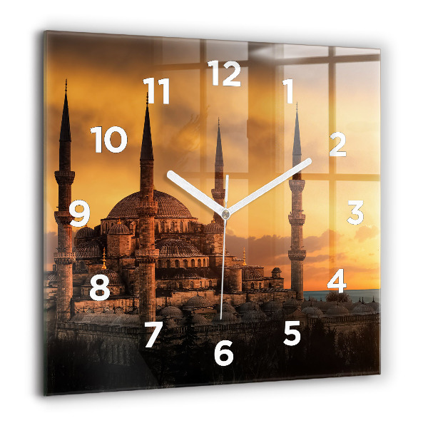 Reloj cuadrado Mezquita de Estambul
