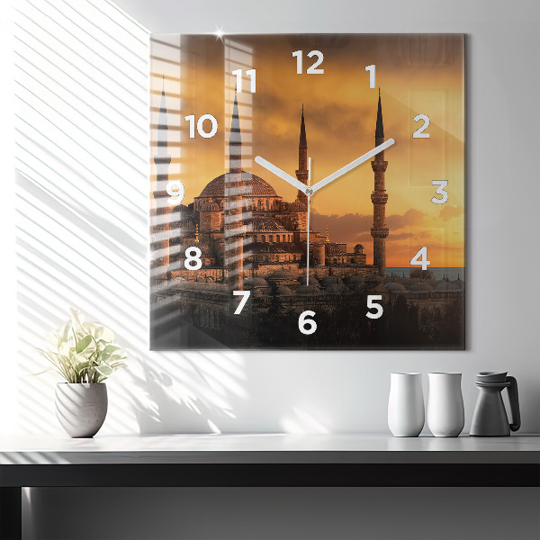 Reloj cuadrado Mezquita de Estambul