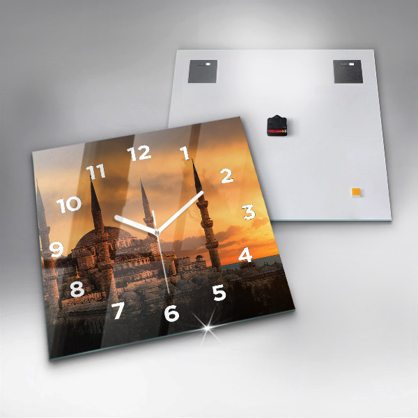 Reloj cuadrado Mezquita de Estambul