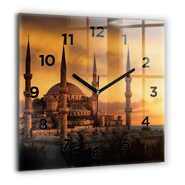 Reloj cuadrado Mezquita de Estambul