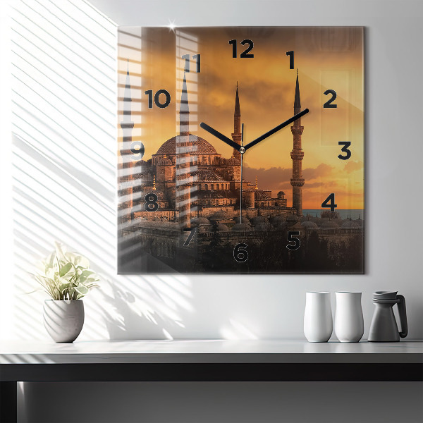 Reloj cuadrado Mezquita de Estambul