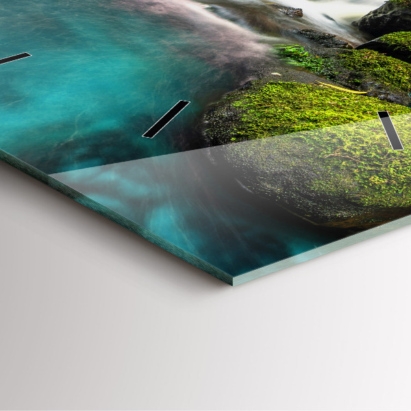 Reloj de pared cuadrado Cascada Tailandia