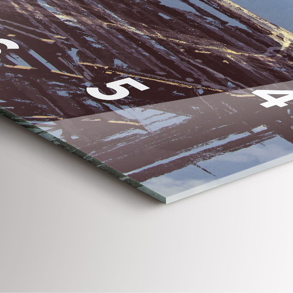 Reloj de pared cuadrado Ángel en bicicleta