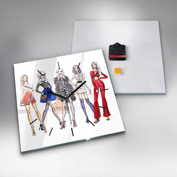 Reloj cuadrado Chicas a la moda