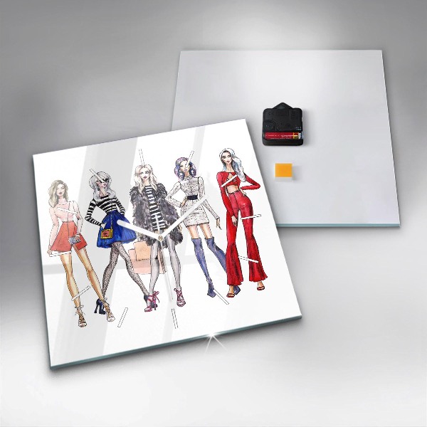 Reloj cuadrado Chicas a la moda