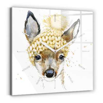 Reloj cuadrado Ciervo