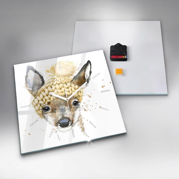 Reloj cuadrado Ciervo