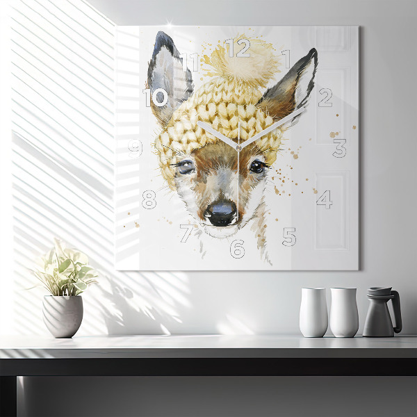Reloj cuadrado Ciervo