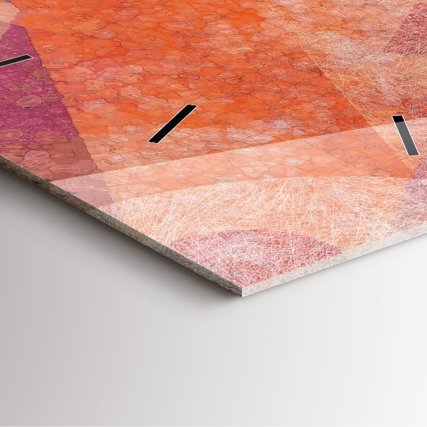 Reloj cuadrado Abstracción geométrica