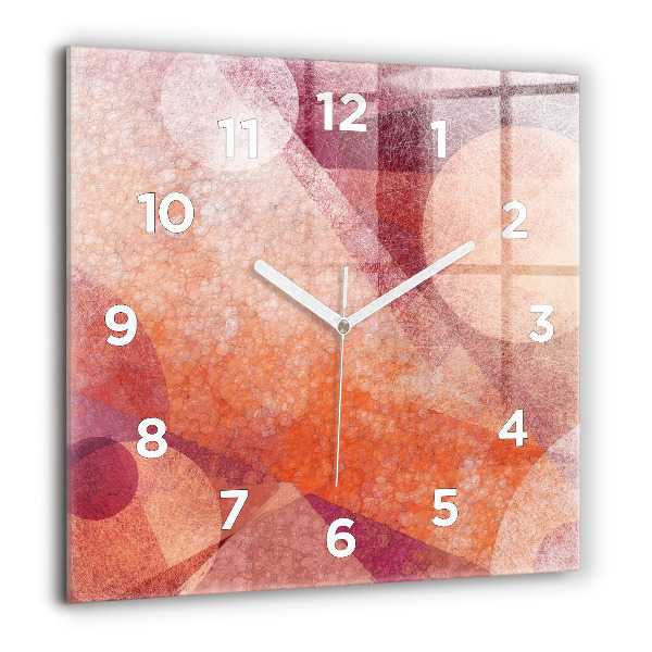 Reloj cuadrado Abstracción geométrica