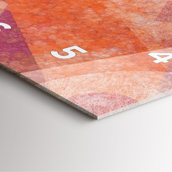 Reloj cuadrado Abstracción geométrica