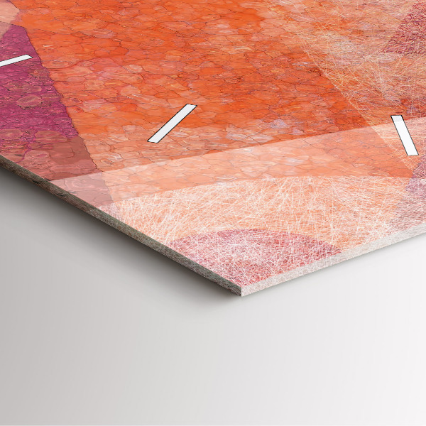 Reloj cuadrado Abstracción geométrica