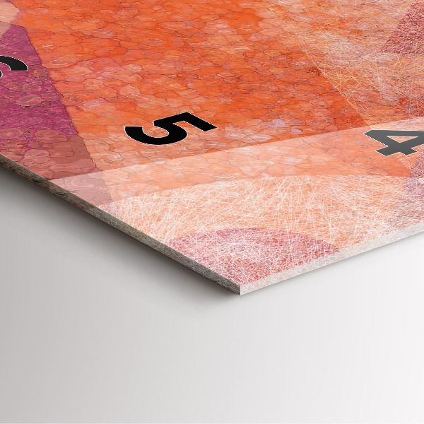 Reloj cuadrado Abstracción geométrica