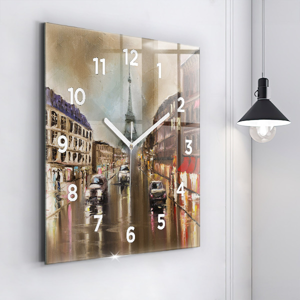 Reloj cuadrado Ciudad de París