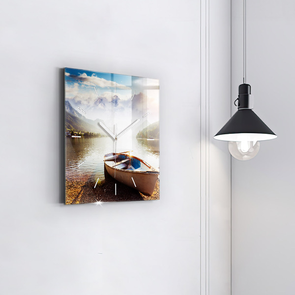 Reloj cuadrado Vista de lago