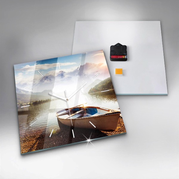 Reloj cuadrado Vista de lago