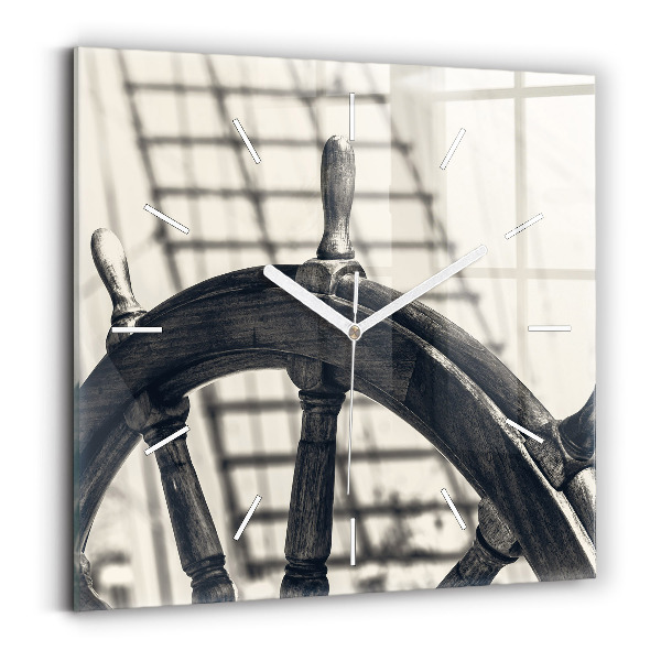 Reloj cuadrado Barco antiguo
