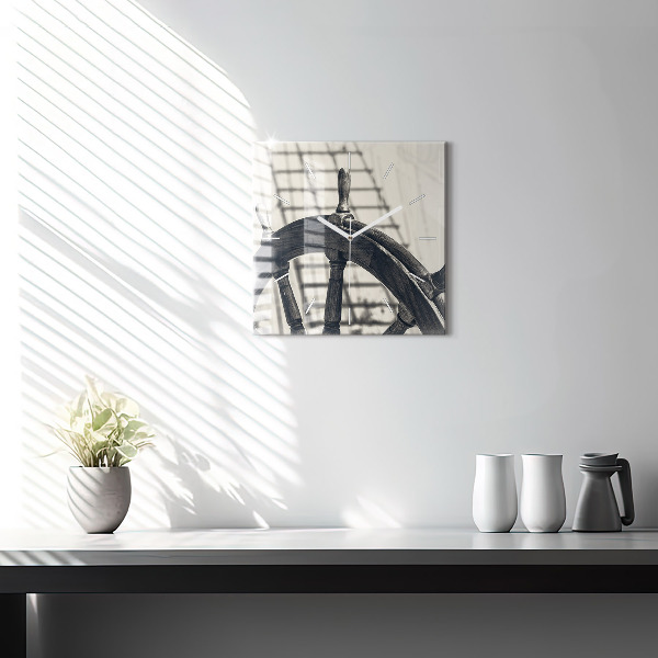 Reloj cuadrado Barco antiguo