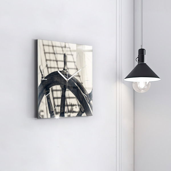 Reloj cuadrado Barco antiguo