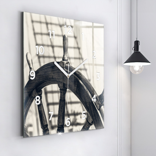 Reloj cuadrado Barco antiguo