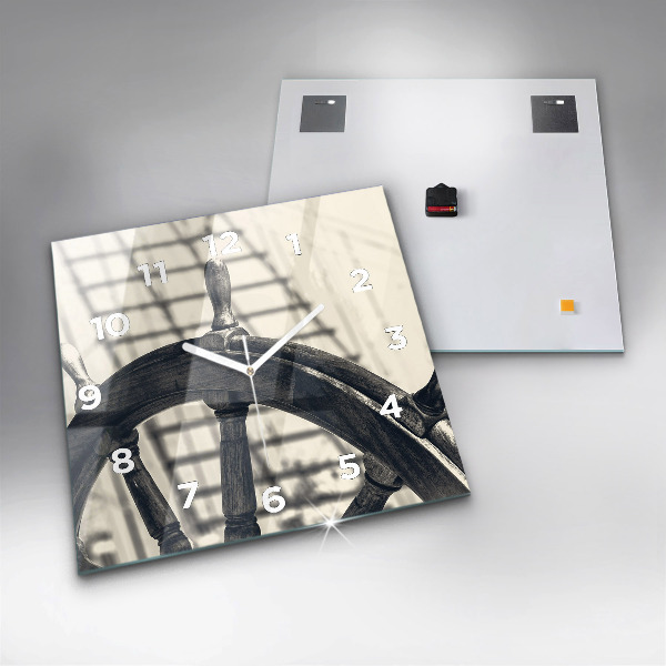 Reloj cuadrado Barco antiguo