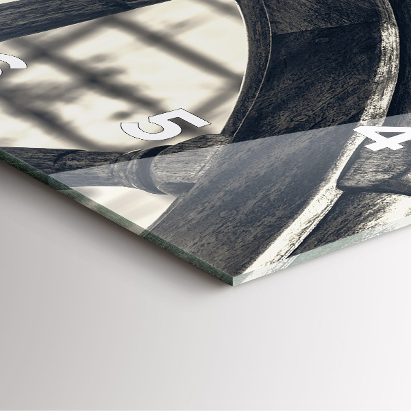 Reloj cuadrado Barco antiguo