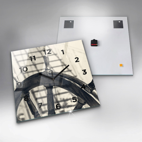 Reloj cuadrado Barco antiguo