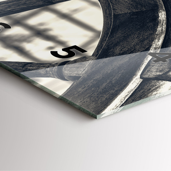 Reloj cuadrado Barco antiguo