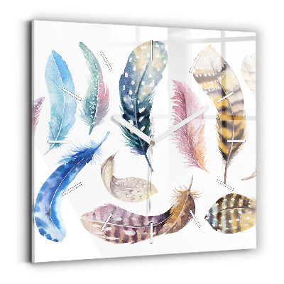 Reloj de pared cuadrado Ilustración de arte retro