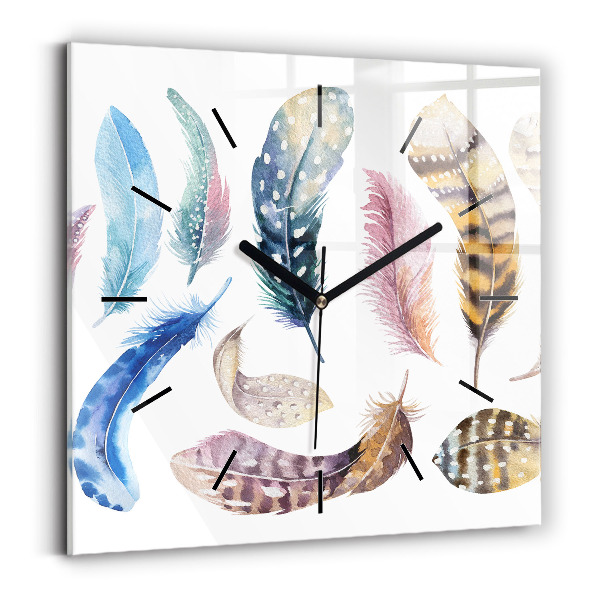 Reloj de pared cuadrado Ilustración de arte retro