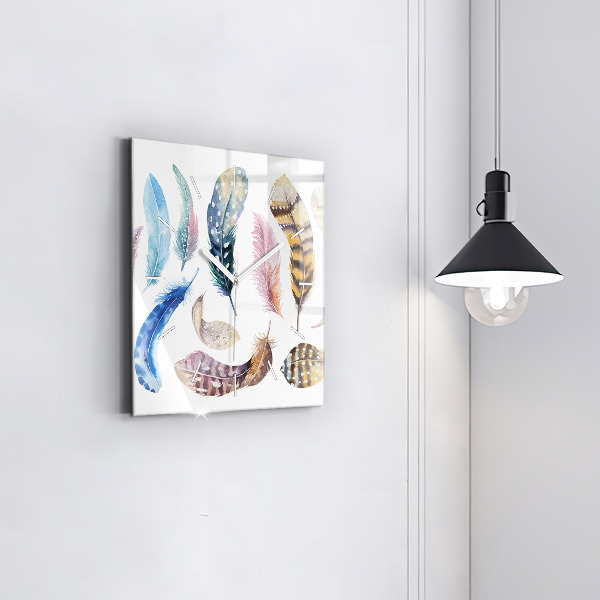 Reloj de pared cuadrado Ilustración de arte retro