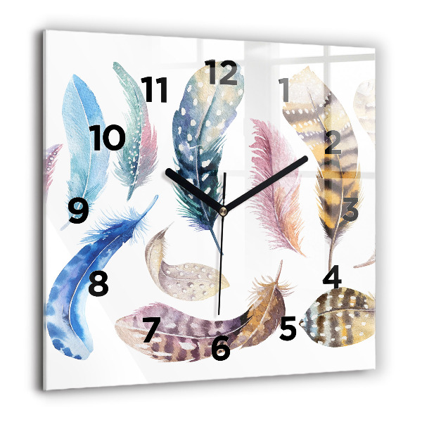 Reloj de pared cuadrado Ilustración de arte retro