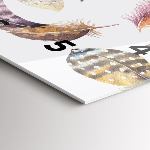 Reloj de pared cuadrado Ilustración de arte retro