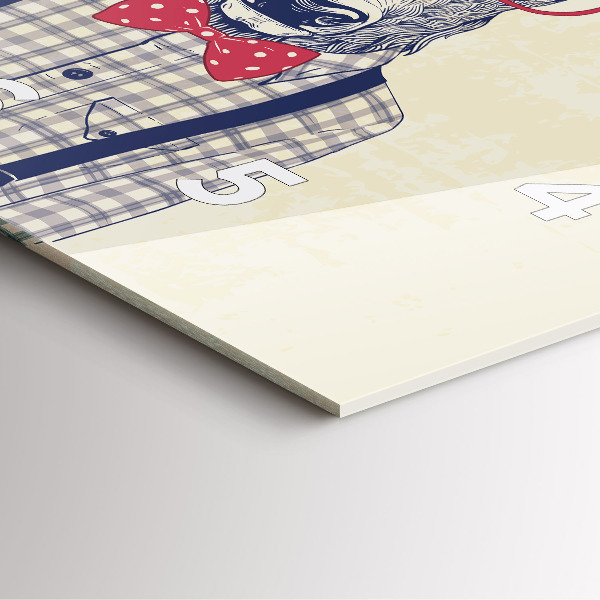 Reloj cuadrado Ciervo en camisa