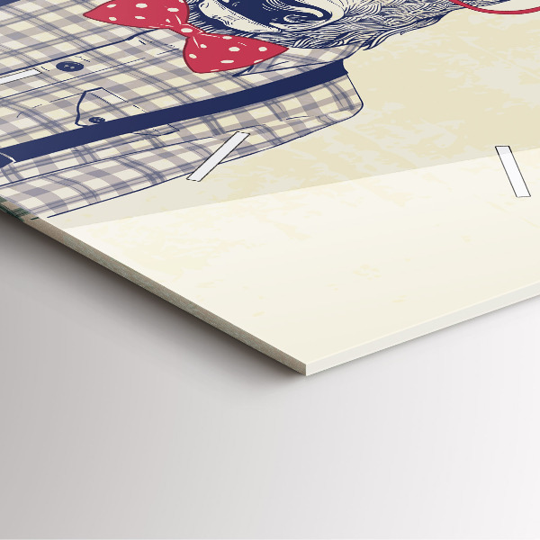 Reloj cuadrado Ciervo en camisa