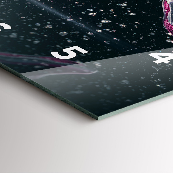 Reloj cuadrado Vida sana y correr