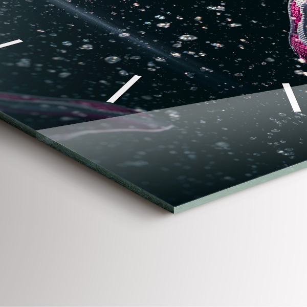 Reloj cuadrado Vida sana y correr