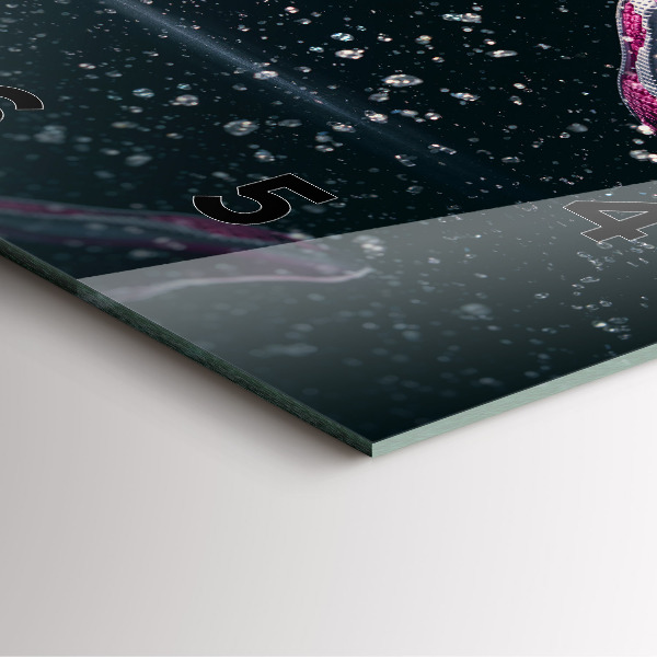 Reloj cuadrado Vida sana y correr