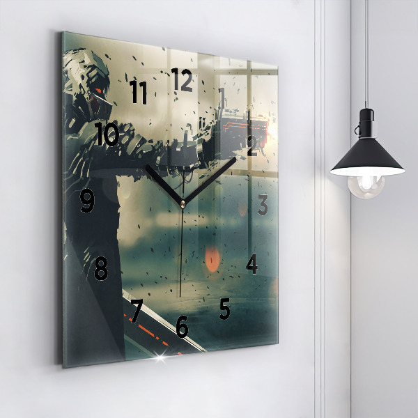 Reloj de pared cuadrado Juego de arma letal