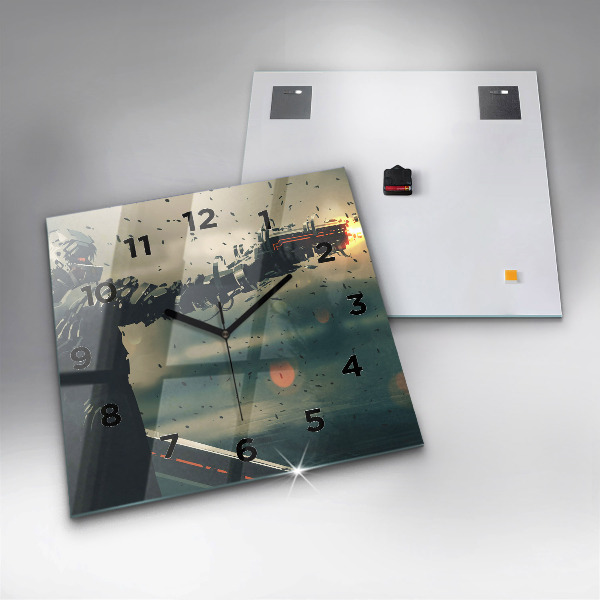 Reloj de pared cuadrado Juego de arma letal