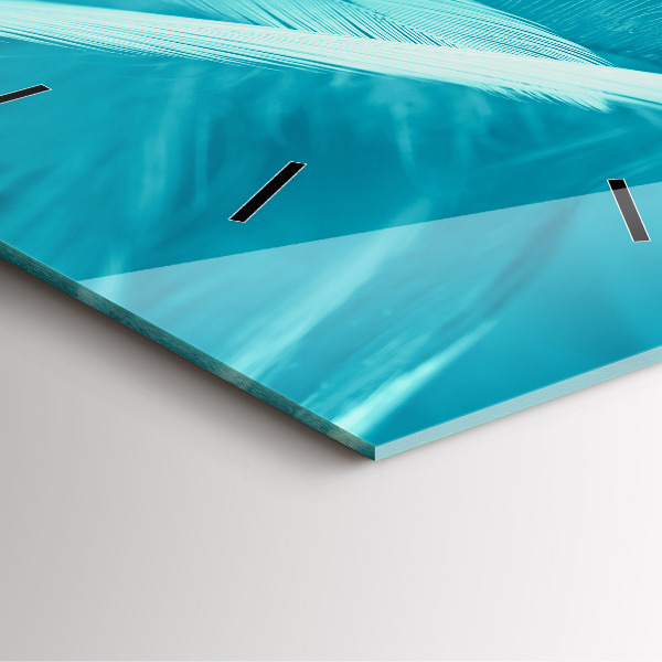 Reloj cuadrado Verde turquesa vintage