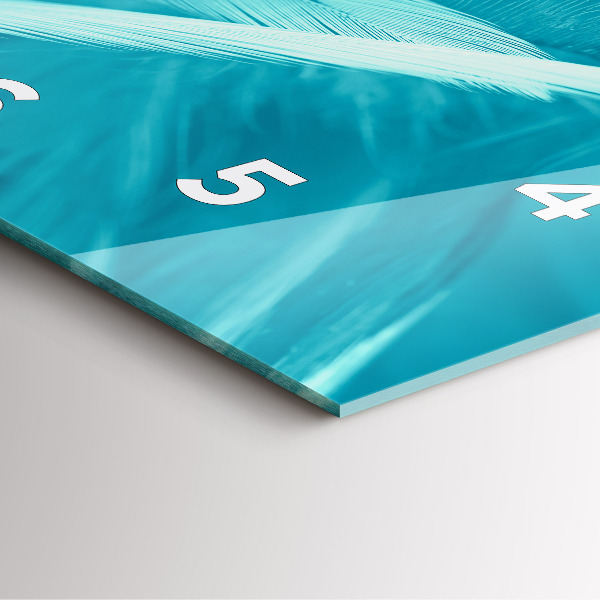 Reloj cuadrado Verde turquesa vintage