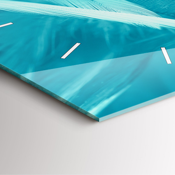 Reloj cuadrado Verde turquesa vintage