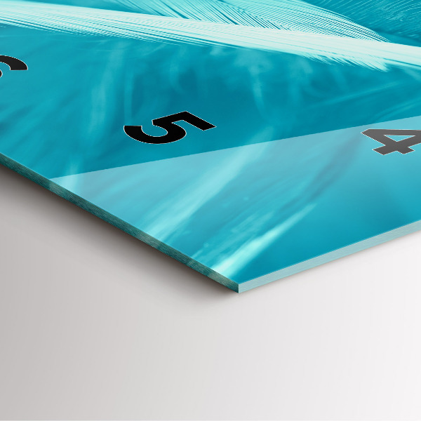 Reloj cuadrado Verde turquesa vintage