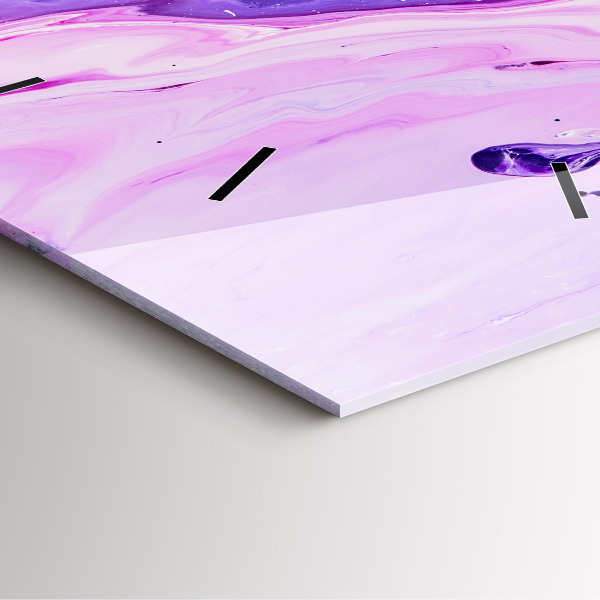 Reloj de pared cuadrado Fondo colorido