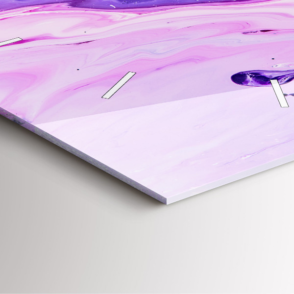 Reloj de pared cuadrado Fondo colorido