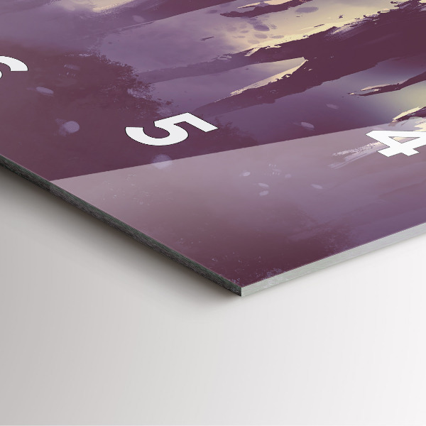 Reloj de pared cuadrado Zombie de noche - halloween