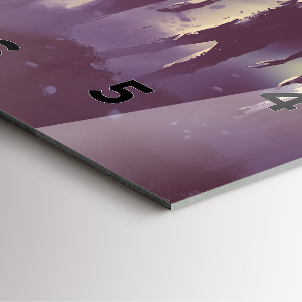 Reloj de pared cuadrado Zombie de noche - halloween