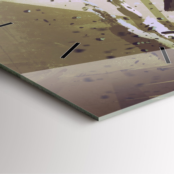 Reloj cuadrado Lucha entre robot y samurai