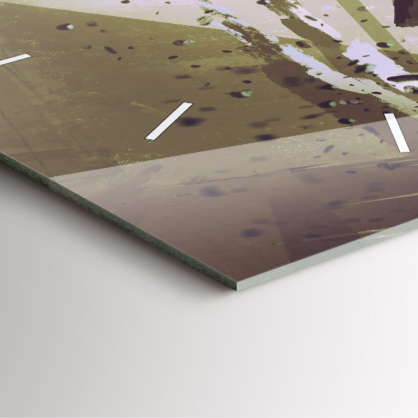 Reloj cuadrado Lucha entre robot y samurai